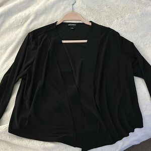 Brand new with tags Roz&Ali flowy cardigan in black. From Dress Barn size L